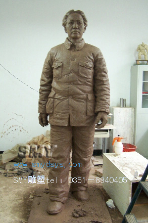毛泽东像 毛泽东雕塑   山西太原尊龙网址登录官网雕塑公司提供订做